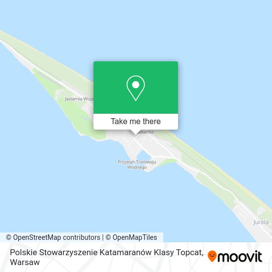 Polskie Stowarzyszenie Katamaranów Klasy Topcat map