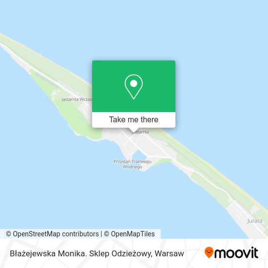 Błażejewska Monika. Sklep Odzieżowy map