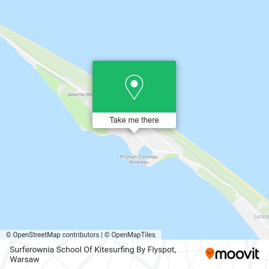 Surferownia School Of Kitesurfing By Flyspot map