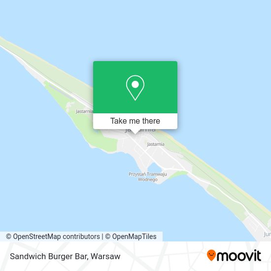 Sandwich Burger Bar map