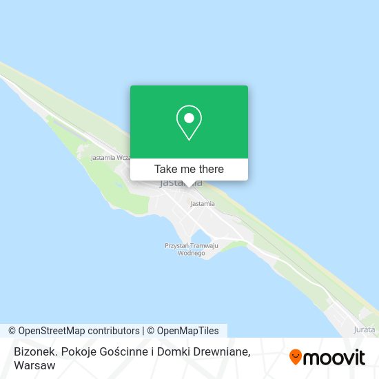 Bizonek. Pokoje Gościnne i Domki Drewniane map