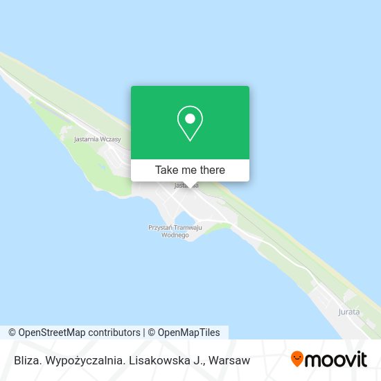 Bliza. Wypożyczalnia. Lisakowska J. map