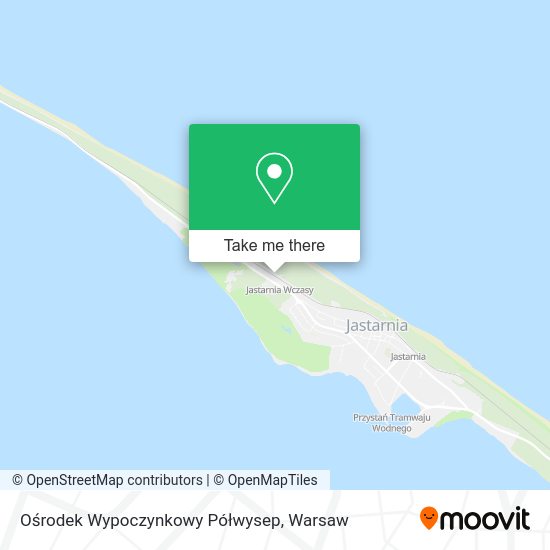 Ośrodek Wypoczynkowy Półwysep map