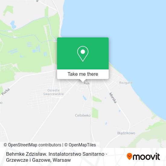 Behmke Zdzisław. Instalatorstwo Sanitarno - Grzewcze i Gazowe map