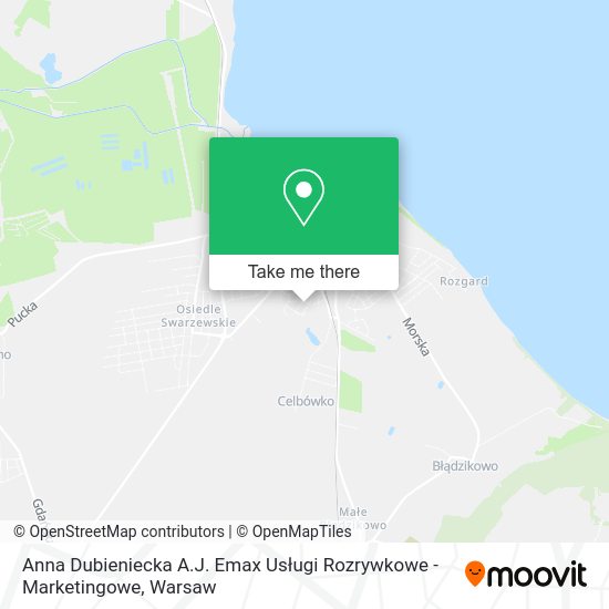 Anna Dubieniecka A.J. Emax Usługi Rozrywkowe - Marketingowe map