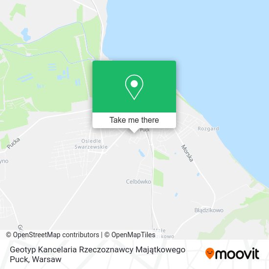 Geotyp Kancelaria Rzeczoznawcy Majątkowego Puck map