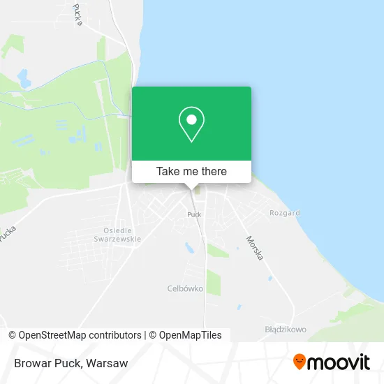 Карта Browar Puck