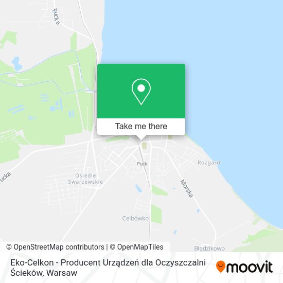 Eko-Celkon - Producent Urządzeń dla Oczyszczalni Ścieków map