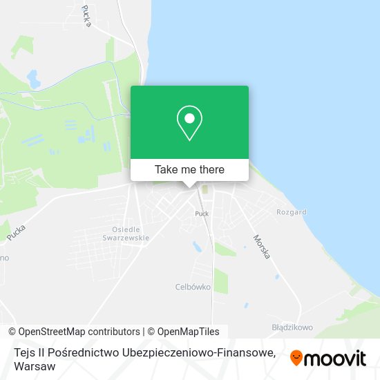 Tejs II Pośrednictwo Ubezpieczeniowo-Finansowe map