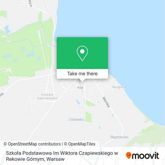 Szkoła Podstawowa Im Wiktora Czapiewskiego w Rekowie Górnym map