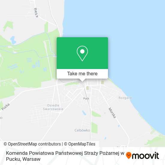 Komenda Powiatowa Państwowej Straży Pożarnej w Pucku map