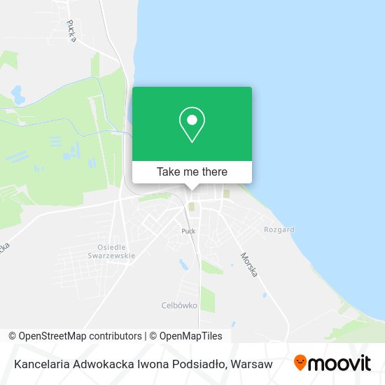 Kancelaria Adwokacka Iwona Podsiadło map