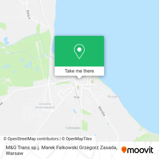 Карта M&G Trans sp.j. Marek Falkowski Grzegorz Zasada