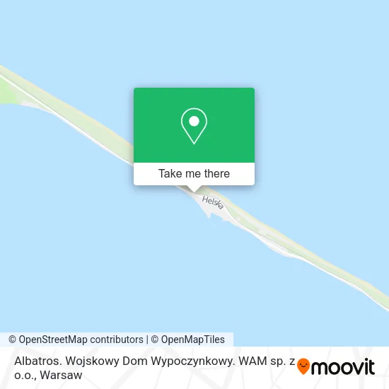 Карта Albatros. Wojskowy Dom Wypoczynkowy. WAM sp. z o.o.