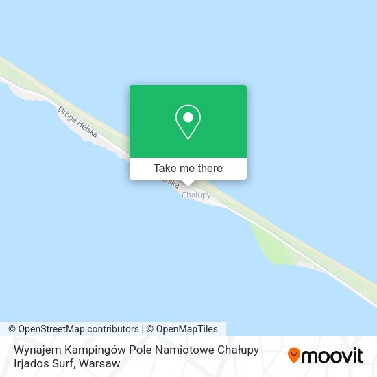 Wynajem Kampingów Pole Namiotowe Chałupy Irjados Surf map