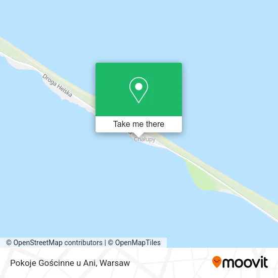 Карта Pokoje Gościnne u Ani