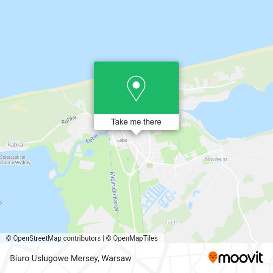 Карта Biuro Uslugowe Mersey