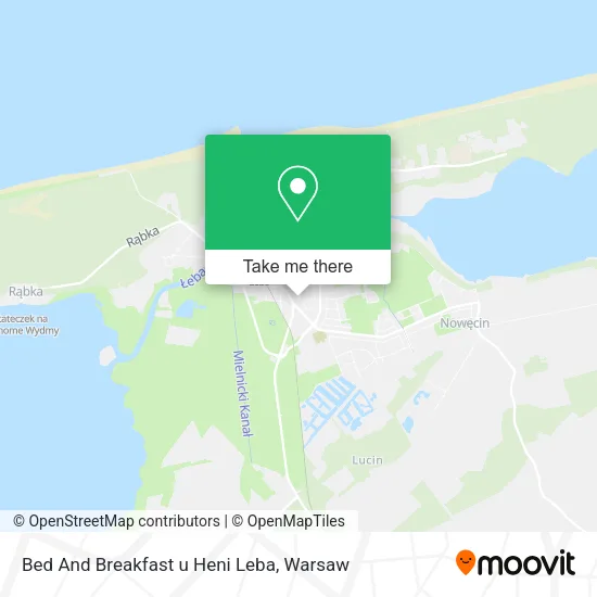 Карта Bed And Breakfast u Heni Leba