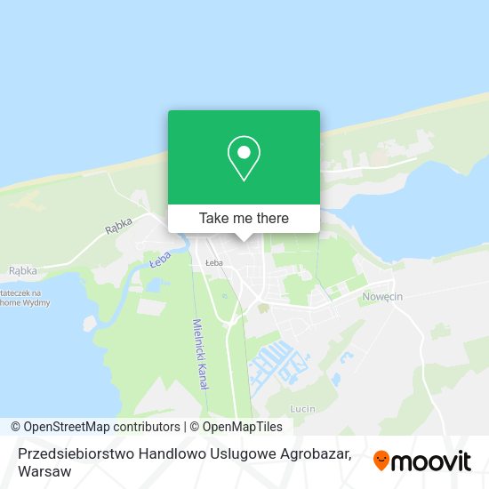 Карта Przedsiebiorstwo Handlowo Uslugowe Agrobazar