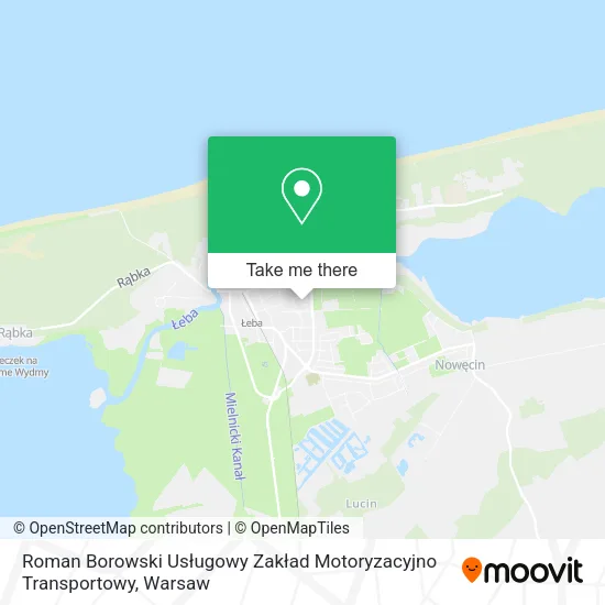 Карта Roman Borowski Usługowy Zakład Motoryzacyjno Transportowy