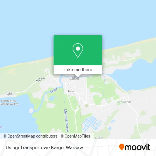 Карта Uslugi Transportowe Kargo