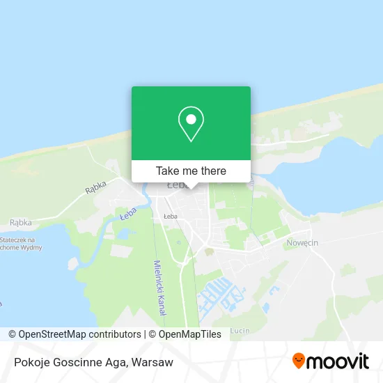 Карта Pokoje Goscinne Aga