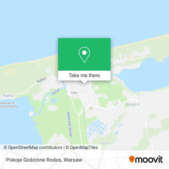 Карта Pokoje Gościnne Rodos