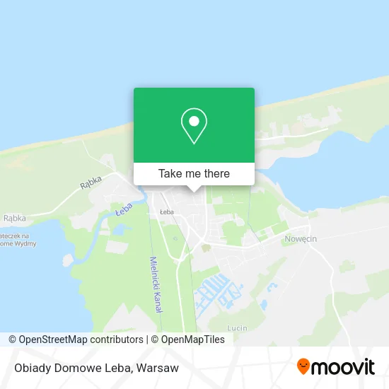 Карта Obiady Domowe Leba