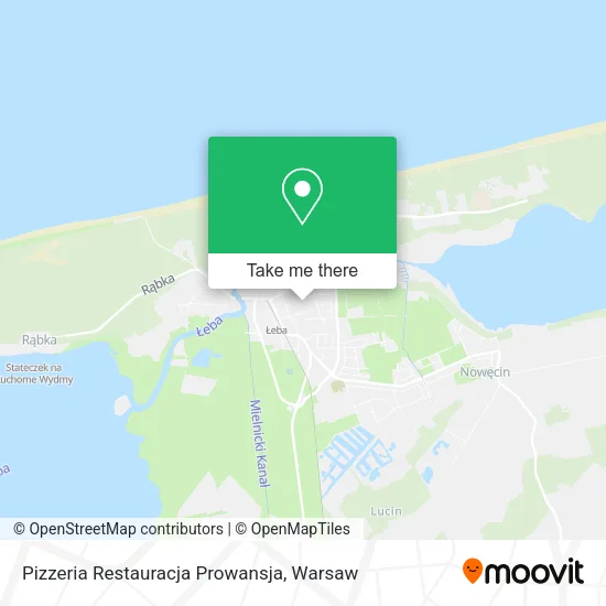 Карта Pizzeria Restauracja Prowansja