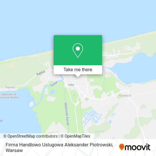 Карта Firma Handlowo Uslugowa Aleksander Piotrowski