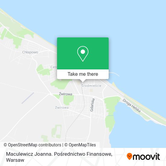 Maculewicz Joanna. Pośrednictwo Finansowe map