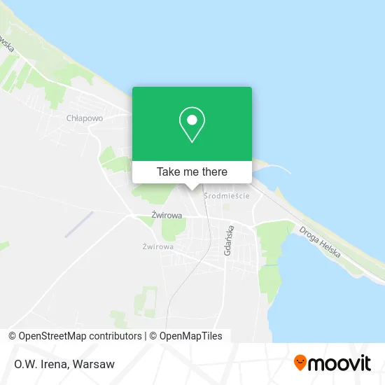 O.W. Irena map