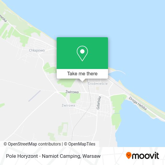 Pole Horyzont - Namiot Camping map