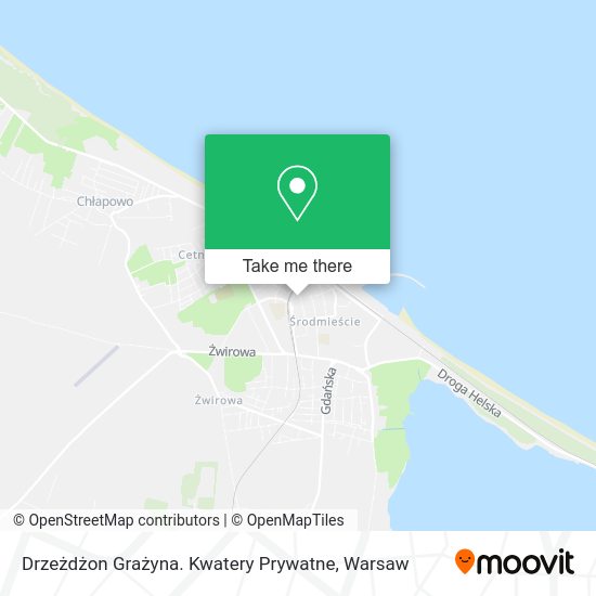 Drzeżdżon Grażyna. Kwatery Prywatne map