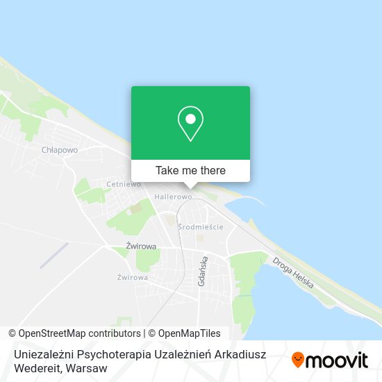 Uniezależni Psychoterapia Uzależnień Arkadiusz Wedereit map