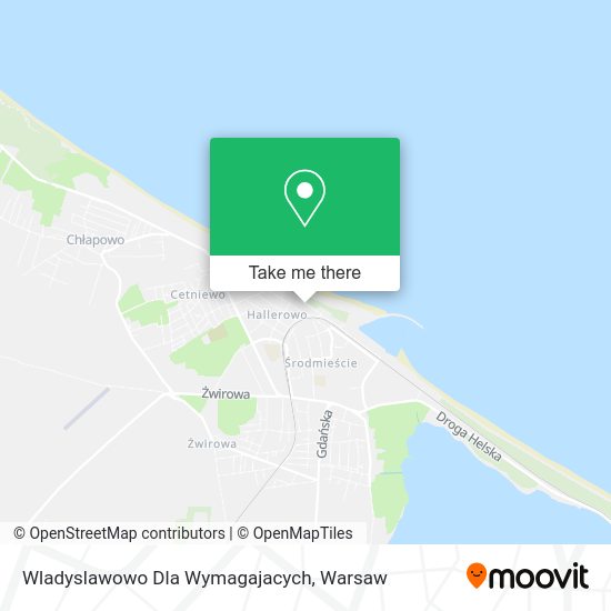 Wladyslawowo Dla Wymagajacych map