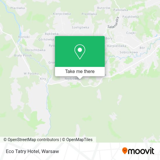 Eco Tatry Hotel map