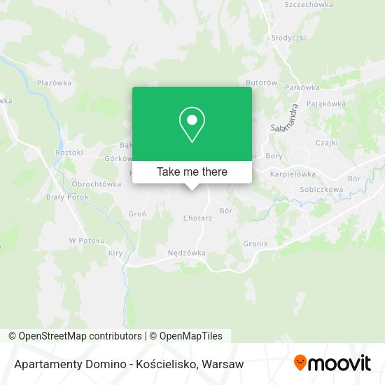 Apartamenty Domino - Kościelisko map