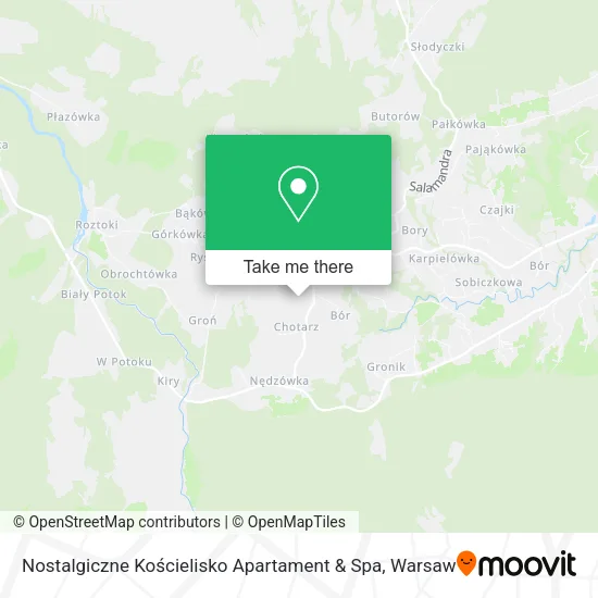 Nostalgiczne Kościelisko Apartament & Spa map