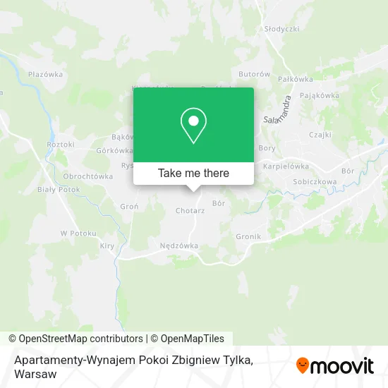 Apartamenty-Wynajem Pokoi Zbigniew Tylka map
