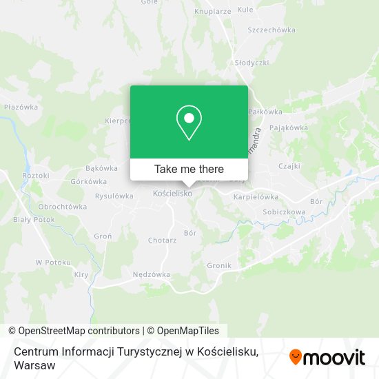 Centrum Informacji Turystycznej w Kościelisku map