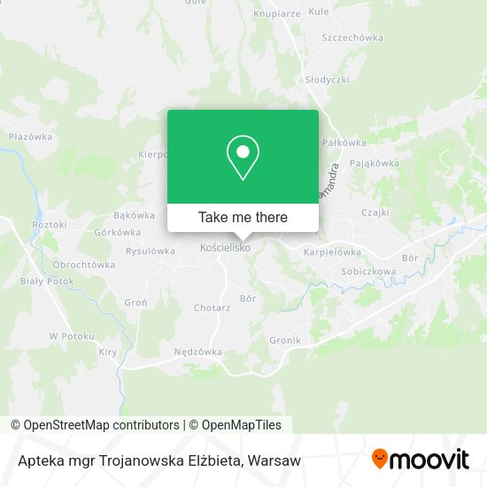 Apteka mgr Trojanowska Elżbieta map