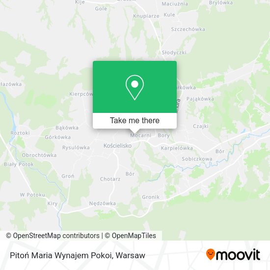 Pitoń Maria Wynajem Pokoi map