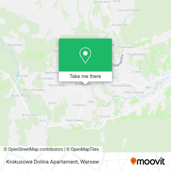 Krokusowa Dolina Apartament map