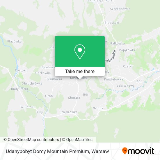 Udanypobyt Domy Mountain Premium map