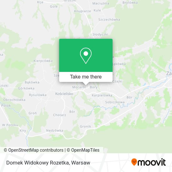 Domek Widokowy Rozetka map