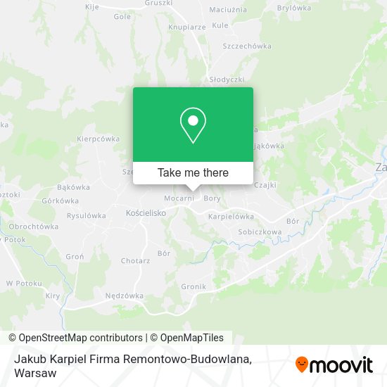 Jakub Karpiel Firma Remontowo-Budowlana map