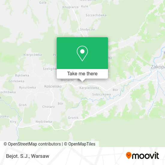 Карта Bejot. S.J.