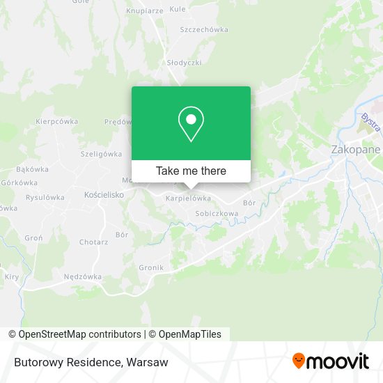 Butorowy Residence map