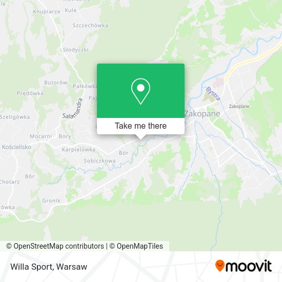 Willa Sport map